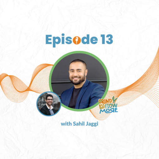 podcast banner for the episode with Sahil Jaggi